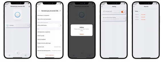 Bezprzewodowy dzwonek LINPTECH G6LW z WiFi kompatybilny z aplikacją TUYA SMART