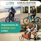 Precyzyjny lokalizator do roweru elektrycznego notiOne GPS Connect SHIMANO