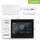 Alarm bezprzewodowy WiFi + GSM 4G - zestaw alarmowy HUXGO z aplikacją TUYA - HXA007 4G B R3 BS z syreną bezprzewodową