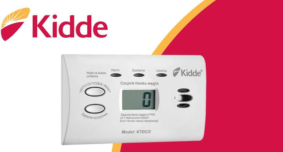Czujnik tlenku węgla LCD Kidde K7DCO