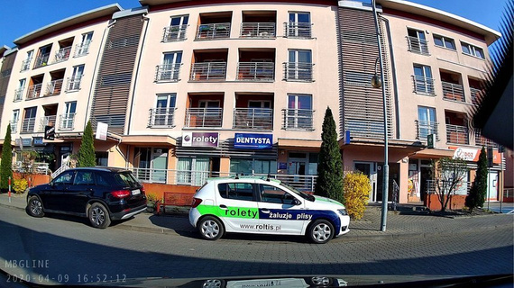 Rejestrator trasy - kamera samochodowa + lusterko MBG Line HS900Pro