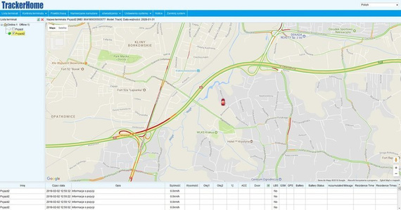 Lokalizator GSM TK311C - tracker GPS z pilotem zdalnego sterowania