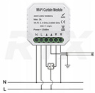 Inteligentny sterownik do rolet RTX CRT WiFi kompatybilny z aplikacją TUYA SMART