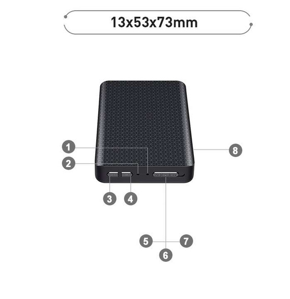 Dyktafon szpiegowski z detekcją dźwięku Q85 - podsłuch 32GB