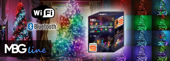 Lampki choinkowe WiFi 10m - SMART lampki LED USB kompatybilne z aplikacją TUYA SMART
