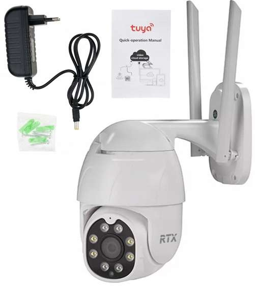 Kamera zewnętrzna RTX34AI - monitoring SmartCam kompatybilna z aplikacją TUYA SMART
