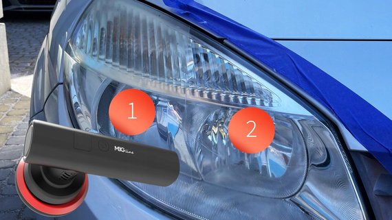Bezprzewodowa akumulatorowa samochodowa maszyna polerska 30W - MBG line LH0100 MAX