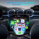 HUXGO, bezprzewodowy adapter samochodowy Ai Smart Box 3w1, kompatybilny z CarPlay i Android Auto BY961P