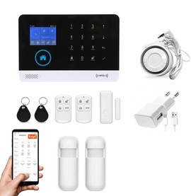 Bezprzewodowy alarm GSM + WiFi HXA003 2G z aplikacją TUYA SMART - C2