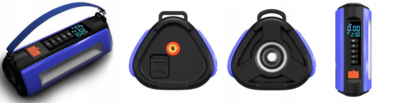 MBG Line® 840CH PRO – Jump Starter, Kompresor, Powerbank i Latarka 4w1 – 10400 mAh / 1000A / 150 PSI