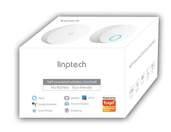 Bezprzewodowy dzwonek LINPTECH G6LW z WiFi kompatybilny z aplikacją TUYA SMART