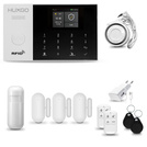 Bezprzewodowy alarm GSM + WiFi - system alarmowy HUXGO z aplikacją TUYA - zestaw alarmowy HXA005 2G B D3 PS z syreną przewodową