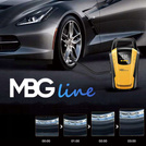 Kompresor samochodowy MBG line 3650 - sprężarka 12V z wyświetlaczem LED