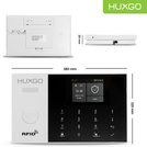Bezprzewodowy alarm GSM + WiFi - system alarmowy HUXGO z aplikacją TUYA - zestaw alarmowy HXA005 2G B R5D5 BS z syreną bezprzewodową