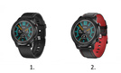 Smartwatch DT78 - zegarek elektroniczny, czarny (pasek silicon)