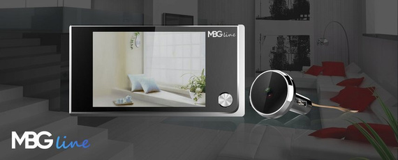 Bezprzewodowy wizjer LCD 3,5" MBG line SF520A