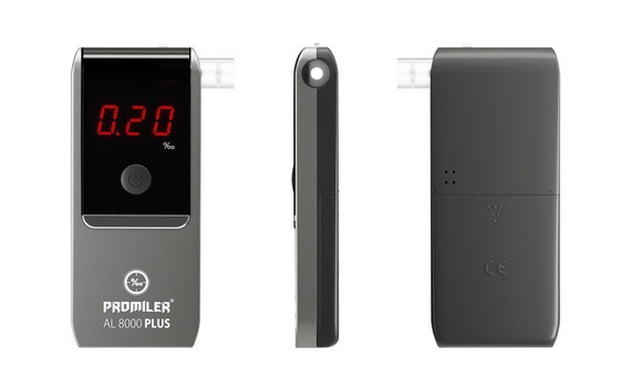 Alkomat elektrochemiczny Promiler AL-8000 PLUS + ustniki gratis!