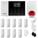Bezprzewodowy alarm GSM + WiFi - system alarmowy HUXGO z aplikacją TUYA - zestaw alarmowy HXA005 2G B R9 BS z syreną bezprzewodową