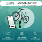 Precyzyjny lokalizator do roweru elektrycznego notiOne GPS Connect ANANDA