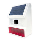 Bezprzewodowa, optyczno-akustyczna syrena alarmowa z panelem solarnym