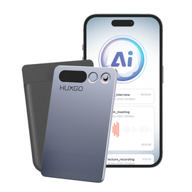 HUXGO Slim AI FW920E – ultracienki dyktafon cyfrowy z Bluetooth 5.3, 64 GB i funkcjami AI