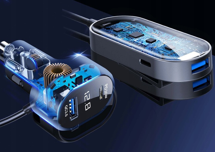 Rozdzielacz gniazda zapalniczki z ładowarką USB QC3.0 + USB-C PD30W i woltomierzem - MBG Line C79ADC MAX pol_pl_Rozdzielacz-gniazda-zapalniczki-ladowarka-samochodowa-MBG-line-C79ADC-MAX-1816_10