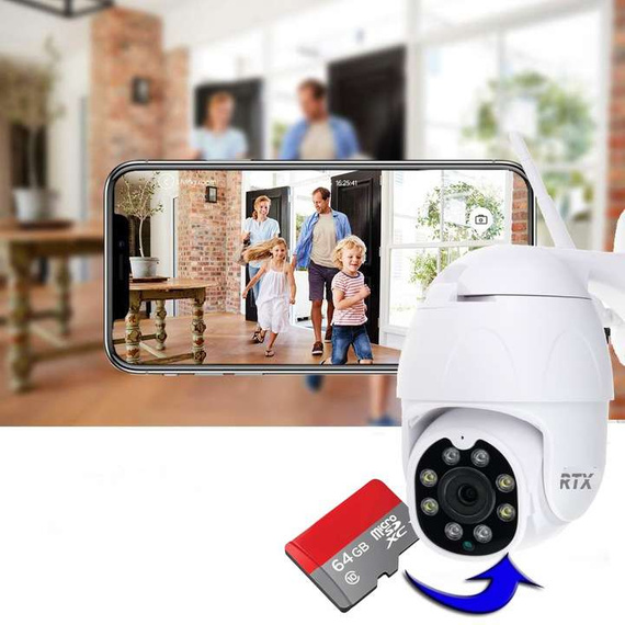 Kamera zewnętrzna RTX34AI - monitoring SmartCam kompatybilna z aplikacją TUYA SMART