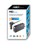 Rozdzielacz gniazda zapalniczki HC67C, 12-24V 4xUSB