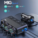 Rozdzielacz gniazda zapalniczki/ładowarka samochodowa MBG line HS75AD MAX