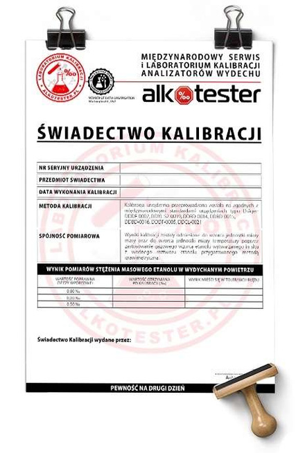 Alkomat elektrochemiczny AlcoFind PRO X-5+ - ustniki gratis!
