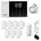 Bezprzewodowy alarm GSM + WiFi - system alarmowy HUXGO z aplikacją TUYA - zestaw alarmowy HXA005 2G B D7 PS z syreną przewodową