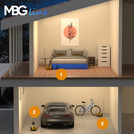 Kompresor samochodowy MBG line 845 PRO - sprężarka 12V/230V z funkcją dmuchawy - Latarka LED