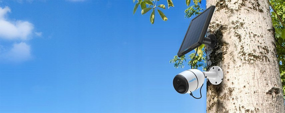 Kamera IP obrotowa GO PLUS LTE - monitoring zewnętrzny Reolink + Panel SOLARNY