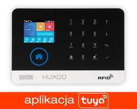 Bezprzewodowa centrala alarmowa GSM + WiFi z aplikacją TUYA SMART, HUXGO - HXA003 2G
